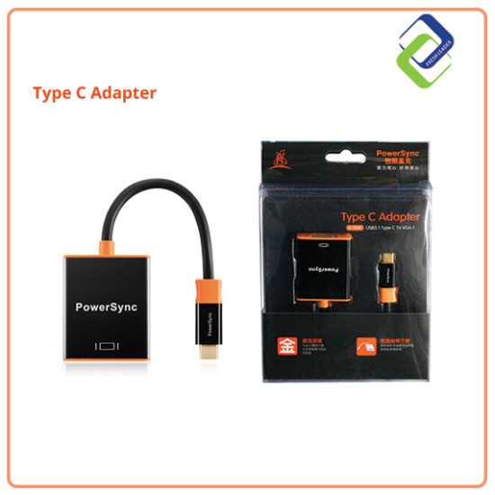 USB 3.1 Type C to VGA Adapter Cable 0.15 Meter USB 3.1 Type C to VGA Adapter Cable 0.15 Meter