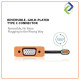 USB 3.1 Type C to VGA Adapter Cable 0.15 Meter USB 3.1 Type C to VGA Adapter Cable 0.15 Meter