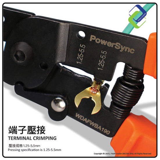 PowerSync 3-in-1 Wire Crimping Pliers – 7.5 Inch Multi-Function Tool for Cutting, Stripping, and Crimping PowerSync 3-in-1 Wire Crimping Pliers – 7.5 Inch Multi-Function Tool for Cutting, Stripping, and Crimping