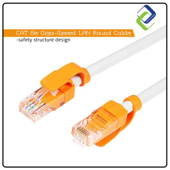 CAT 6e Giga-Speed LAN Round Cable [1.5M] 