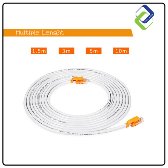 CAT 6e Giga-Speed LAN Round Cable [1.5M] 