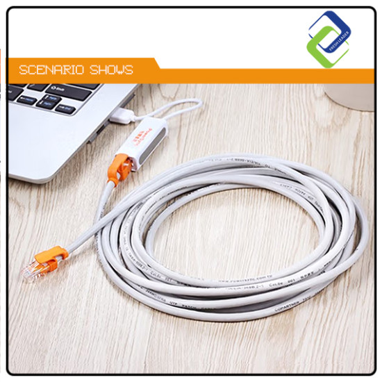 CAT 6e Giga-Speed LAN Round Cable [1.5M] 