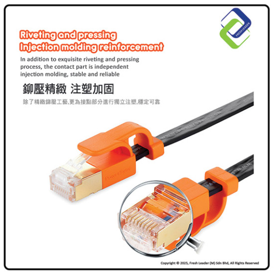 Cat 7 High-Speed Flat LAN Network Cable (Black, 3m) Cat 7 High-Speed Flat LAN Network Cable (Black, 3m)