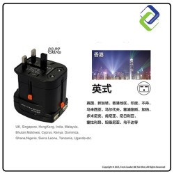 Powersync 2.1A Dual USB Travel Adapter
