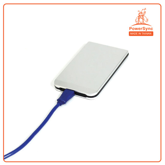PowerSync USB3.0 A Male to MICRO B cable 1.8m