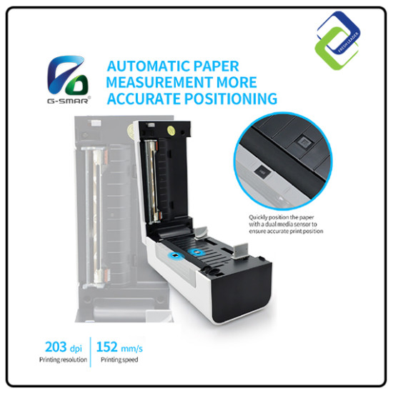 Top Wireless Thermal Printer: G-Smar GGT-P120B with USB and Bluetooth Top Wireless Thermal Printer: G-Smar GGT-P120B with USB and Bluetooth