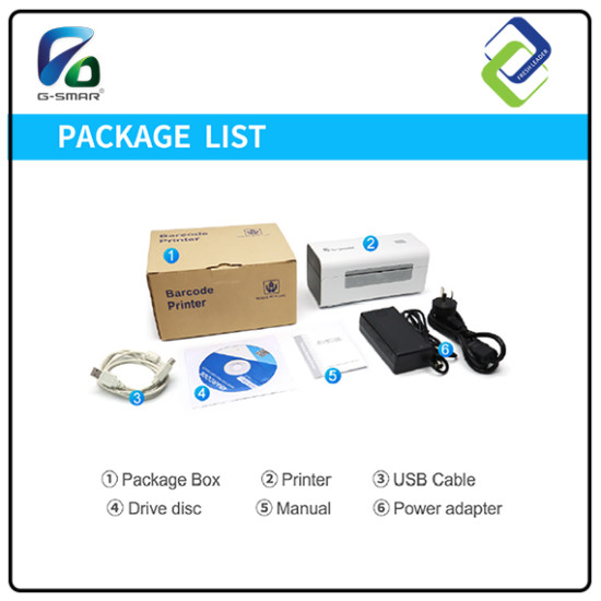 Top Wireless Thermal Printer: G-Smar GGT-P120B with USB and Bluetooth Top Wireless Thermal Printer: G-Smar GGT-P120B with USB and Bluetooth