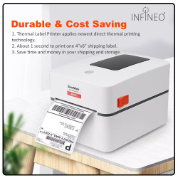 Efficient Shipping Management: SoonMark Thermal Label Printer 4x6