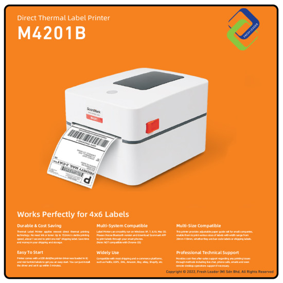 Streamline Shipping Operations: SoonMark Bluetooth Label Thermal Printer 4x6 Streamline Shipping Operations: SoonMark Bluetooth Label Thermal Printer 4x6