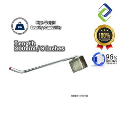 200mm Display Hook – Durable Hanging Solution for Rectangle Tubes