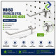 Pegboard Hooks for Tool Storage and Display, 50mm (2 Inches), 10 Pcs/Pack