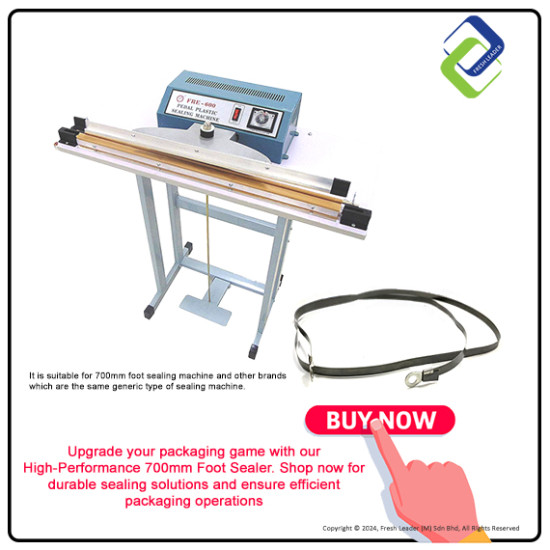 High-Performance 700mm Foot Sealer with 5mm Heat Wire Element High-Performance 700mm Foot Sealer with 5mm Heat Wire Element
