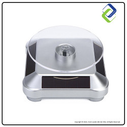 360-Degree Solar Display Turntable Stand for Exhibits