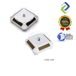 360-Degree Solar Display Turntable Stand for Exhibits