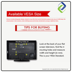 Universal Tilt LED TV Wall Mount 26–55 Inch – Strong Steel Bracket for Flat & Curved Screens
