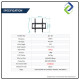 Universal Tilt LED TV Wall Mount 26–55 Inch – Strong Steel Bracket for Flat & Curved Screens