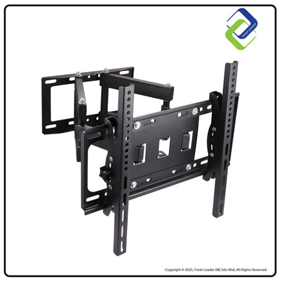 Full Motion TV Wall Mount for Flat & Curved Screens 26”-58” – Universal Support