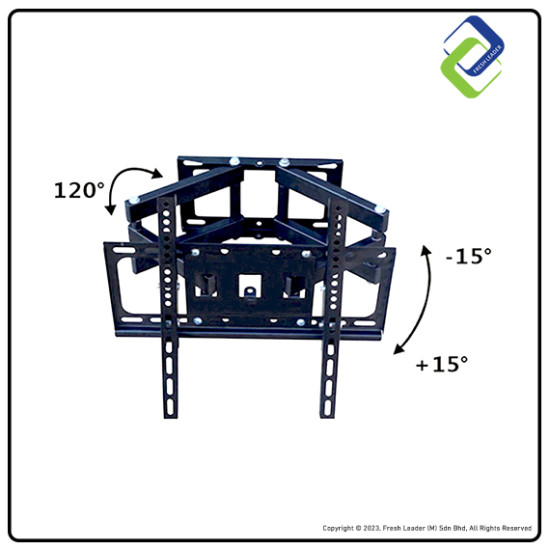 High Quality Universal Full Motion TV Wall Mount Fits 26”-58” High Quality Universal Full Motion TV Wall Mount Fits 26”-58”