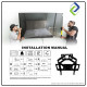High Quality Universal Full Motion TV Wall Mount Fits 26”-58” High Quality Universal Full Motion TV Wall Mount Fits 26”-58”
