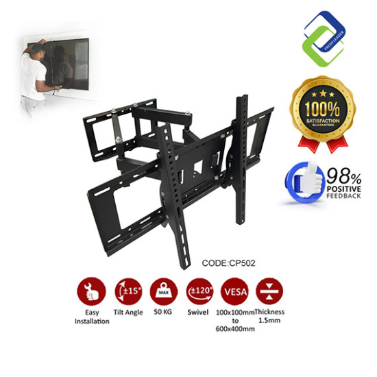 Heavy Duty TV Wall Mount Bracket 32"–75" – Adjustable, Universal LCD & LED Support