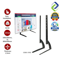 Universal TV Desk Stand 32–75" Table Mount Bracket