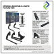 Universal TV Desk Stand 32–75" Table Mount Bracket