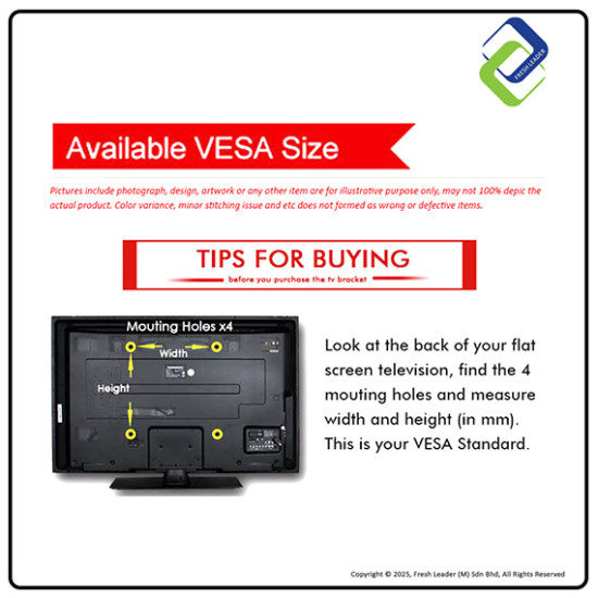 Universal TV Table Mount Stand for 26–32 Inch LED/LCD TVs – Stable Base for Flat Screen Display