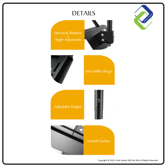 Premium Adjustable TV Mount Bracket | LCD LED Tilt Ceiling Wall | 32"-72"
