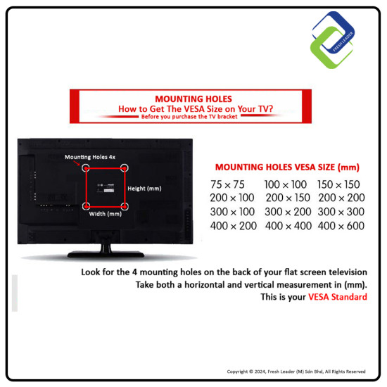 Premium Adjustable TV Mount Bracket | LCD LED Tilt Ceiling Wall | 32"-72"