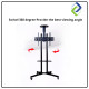 Mobile TV Stand with Locking Wheels – Compatible with 32"-65" LED/LCD TVs for Easy Mobility