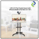 Mobile TV Stand with Locking Wheels – Compatible with 32"-65" LED/LCD TVs for Easy Mobility