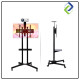 Mobile TV Stand with Locking Wheels – Compatible with 32"-65" LED/LCD TVs for Easy Mobility