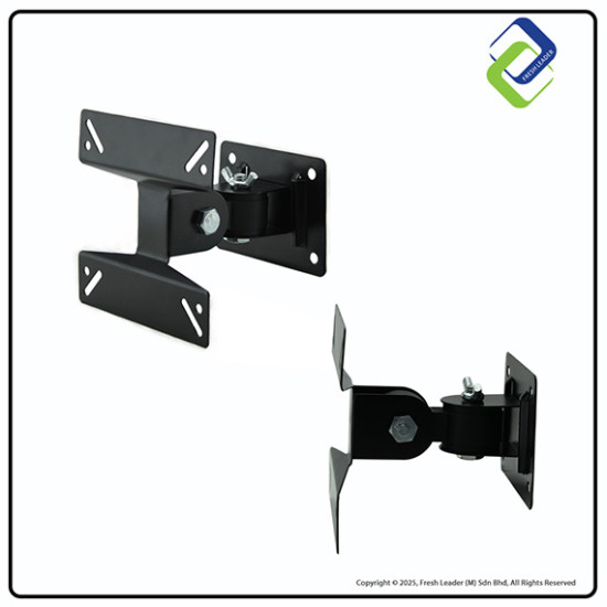 Wall Mount Bracket for 14–24” LED LCD Monitors – Sturdy & Space-Saving Design