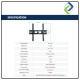 Adjustable Universal Tilt Wall Mount LED LCD TV Bracket 32"-55" Adjustable Universal Tilt Wall Mount LED LCD TV Bracket 32"-55"