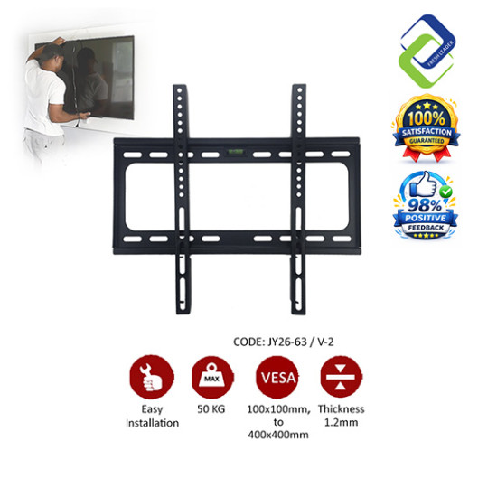 Adjustable TV Wall Mount 26–63 Inch – Space Saving Design