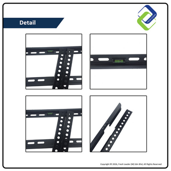 Adjustable TV Wall Mount 26–63 Inch – Space Saving Design