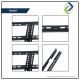 Adjustable TV Wall Mount 26–63 Inch – Space Saving Design