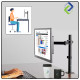 Single Monitor Arm Fully Adjustable Desk Mount Stand For 1 Screen up to 17”-30" Single Monitor Arm Fully Adjustable Desk Mount Stand For 1 Screen up to 17”-30"