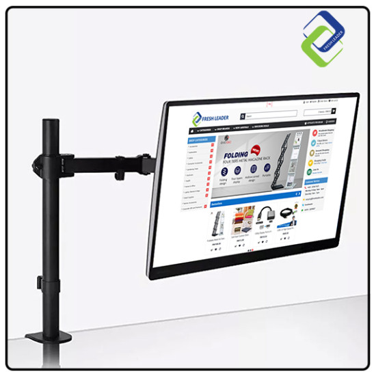 Single Monitor Arm Fully Adjustable Desk Mount Stand For 1 Screen up to 17”-30" Single Monitor Arm Fully Adjustable Desk Mount Stand For 1 Screen up to 17”-30"