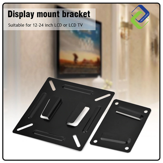 14–24 Inch Flat Screen TV Wall Mount Plate – Universal Bracket Kit with Screws & Anchors