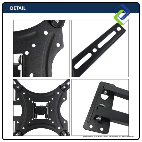 32-55 Inch Full Motion TV Wall Mount – Adjustable with Cable Management 32-55 Inch Full Motion TV Wall Mount – Adjustable with Cable Management