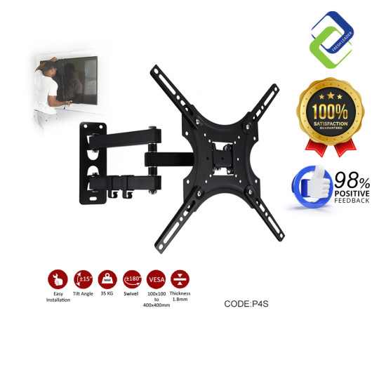 32-55 Inch Full Motion TV Wall Mount – Adjustable with Cable Management 32-55 Inch Full Motion TV Wall Mount – Adjustable with Cable Management