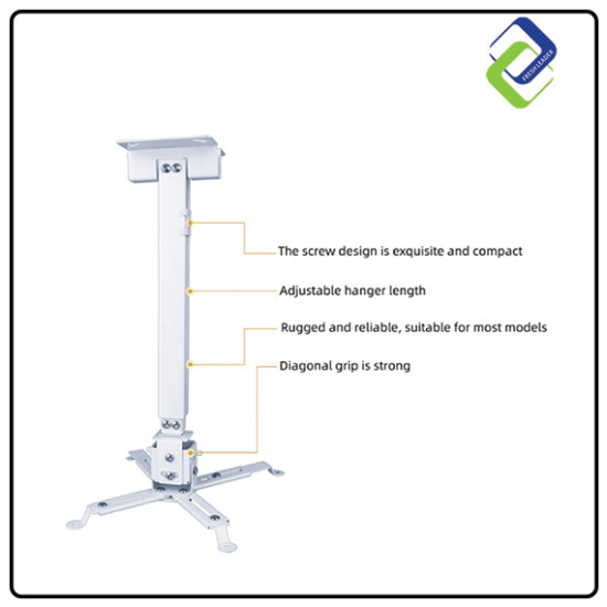 Adjustable Projector Ceiling Mount 43-65cm | Dual Universal Ceiling/Wall Bracket Adjustable Projector Ceiling Mount 43-65cm | Dual Universal Ceiling/Wall Bracket