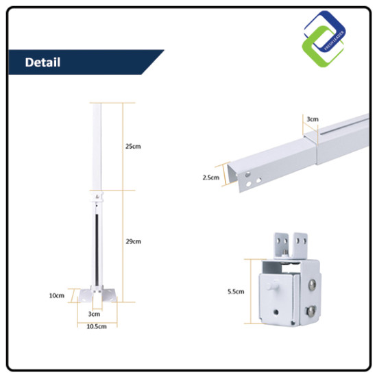 Adjustable Projector Ceiling Mount 43-65cm | Dual Universal Ceiling/Wall Bracket Adjustable Projector Ceiling Mount 43-65cm | Dual Universal Ceiling/Wall Bracket