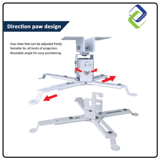 Adjustable Projector Ceiling Mount 43-65cm | Dual Universal Ceiling/Wall Bracket Adjustable Projector Ceiling Mount 43-65cm | Dual Universal Ceiling/Wall Bracket