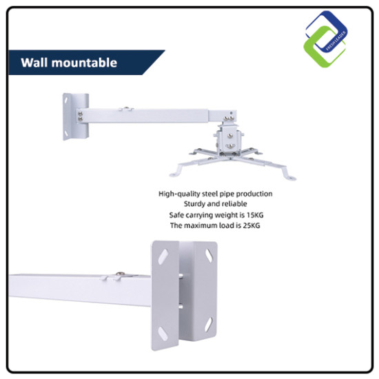 Adjustable Projector Ceiling Mount 43-65cm | Dual Universal Ceiling/Wall Bracket Adjustable Projector Ceiling Mount 43-65cm | Dual Universal Ceiling/Wall Bracket