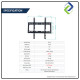 Universal LED TV Wall Mount Bracket 26-63 Inch – Slim & Sturdy Design