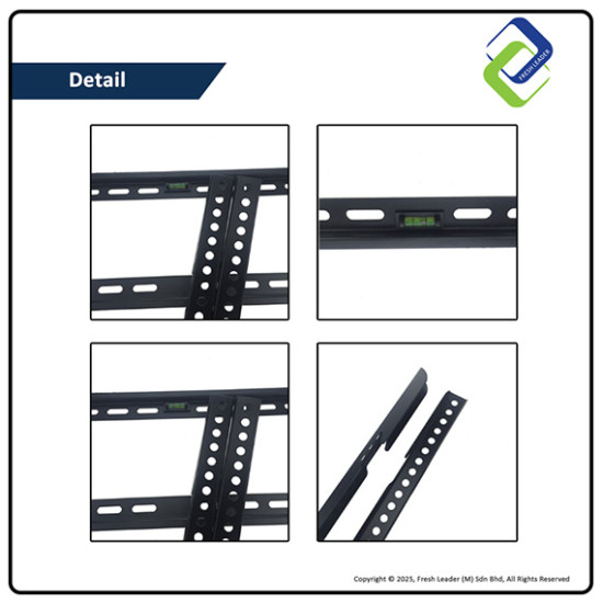 Universal LED TV Wall Mount Bracket 26-63 Inch – Slim & Sturdy Design