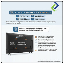 Heavy Duty Tilt TV Bracket 26–55 Inch | Secure Mount