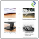 Integrated Computer Desk: 19-27 Inch Dual Monitor Sit Stand Workstation Integrated Computer Desk: 19-27 Inch Dual Monitor Sit Stand Workstation